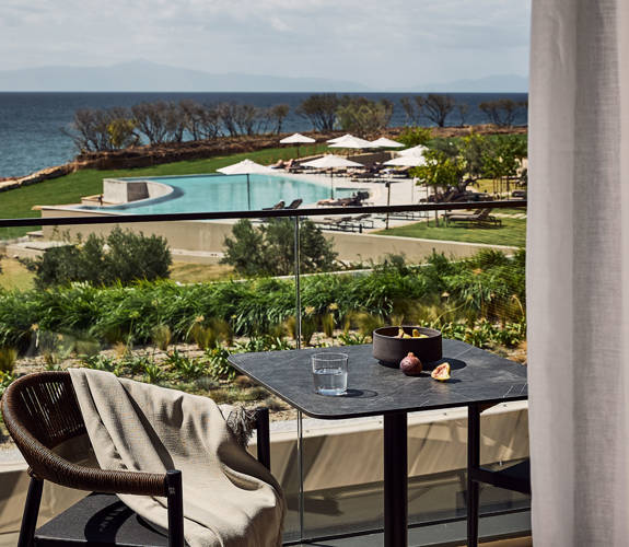 Zelia Resort Halkidiki Panorama Suites Sea View balcony view
