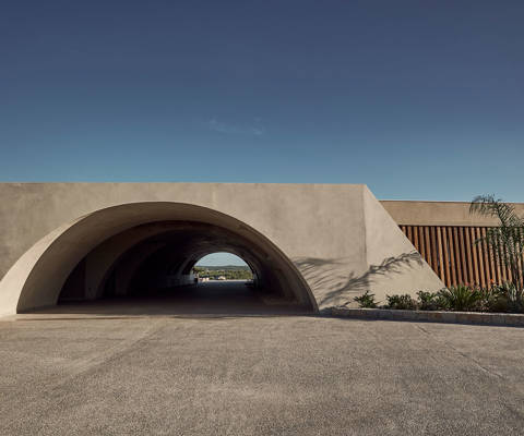 Zelia Resort Halkidiki tunnel

