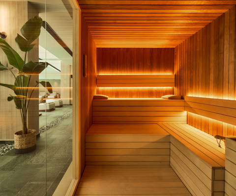 Zelia Resort Halkidiki Spa sauna room
